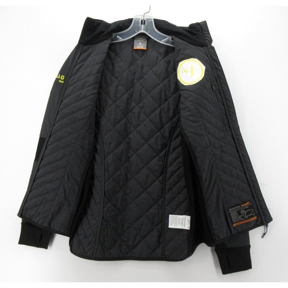 Icebreaker Jacket Small Gray Merino Loft Performance Hiking Full Zip - Picture 13 of 16